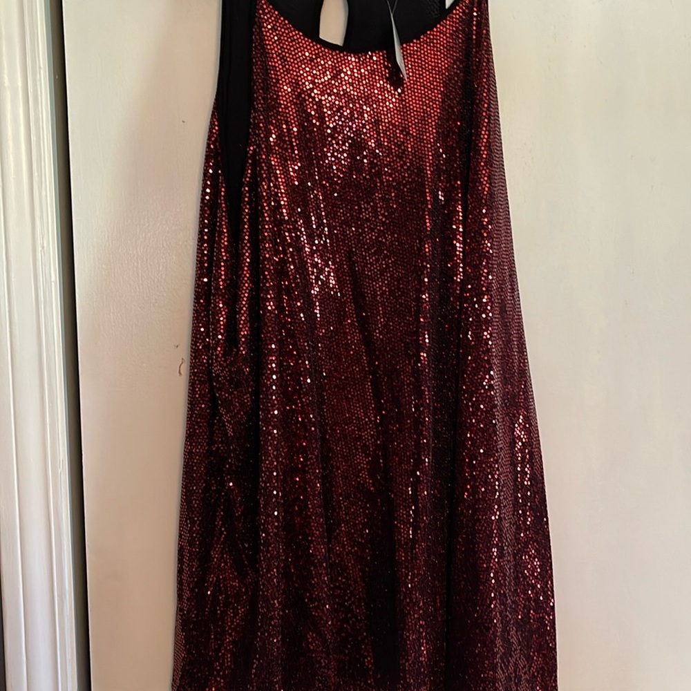 Red glittery tank top